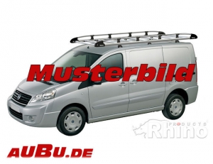 Citroen Jumpy  (04/2016 bis...), Niedriges Dach H1, Länge L1, NUR mit Radstand 2.925mm, mit Flügeltüren,  2,20 x 1,40 Meter - Aluminium Schwerlastkorb inkl. Edelstahl Aufschubrolle