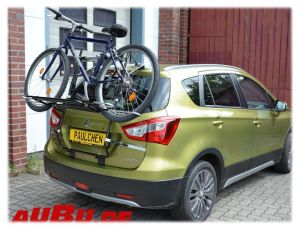 Suzuki SX4 S-Cross Bj. 08/2013 bis ... Zusatzbeleuchtung beim Fahrradtransport empfohlen - Paulchen Grundträger - 875911 313