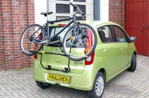 Daihatsu Cuore 09/2007 bis 2012 ( Zusatzbeleuchtung wird beim Fahrradtransport empfohlen !) - Paulchen Grundträger - 874205 500