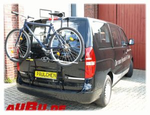 Hyundai H1 Travel Bj. 06/2008 bis ... MIT Heckklappe ( Zusatzbeleuchtung beim Radtransport empfohlen) - Paulchen Grundträger - 884402 300