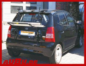 Kia Picanto mit Spoiler Bj. 04/2004 bis 2010 ( Kia Picanto EX nur. wenn der Spoiler Baugleich mit Serienspoiler ist !!) - Paulchen Grundträger - 885601 500