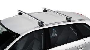 BMW X3 (Typ G01) (11/2017 bis ...) - Cruz Airo FIX Rail SILBER - Grundträger für Fahrzeuge mit aufliegender Reling