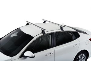 Nissan Qashqai, OHNE geschlossene Reling, (Typ: J12) (2021 bis ...)  - Cruz Dachträger Airo T SPANN