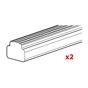 Gummiprofil Nordrive Helio/Nowa OBEN - für Norrive Helio Alu - Dachträger  (2x125cm)