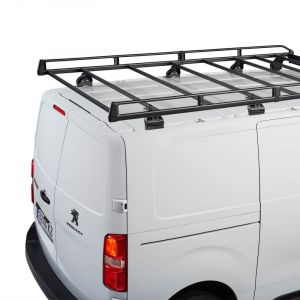 Ford Transit/Tourneo Custom (08/2012 bis 2023, 2023 bis ...) (L1-H1) - Evo Rack Stahl Lastenkorb (280 x 140cm) inkl. Windspoiler