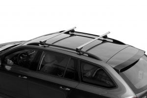Dacia Bigster  SUV  (03/2025 bis ... )  mit hochstehender Reling  Aluminium Dachträger - HELIO RAIL