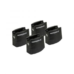 Nordrive Fußsatz (4 Stück Füße)  OHNE Trägerbarren !! - (Citroen Nemo 12/2008 bis 03/2014)  (Fiat  Fiorino 11/2007 bis ...)  (Fiat Qubo 5p 09/2008 bis 05/2020) (Peugeot Bipper 05/2008 bis 09/2017)