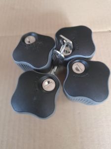 Thule abschließbare Knebelmutter  4er Pack  527010