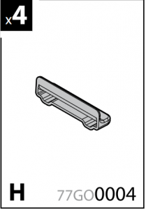 4 x Rinnenschoner 77GO0004