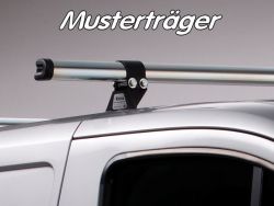 Dachträger Ford Transit Custom (08/2012 bis 2023).  normales Dach H1.  Länge L1/L2.  2 Trägerbarren  - DELTA Schwerlastträger