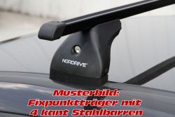 EVOS STAHL Grundträger (Spannträger), VW T-Roc, OHNE Dachreling !!  Bj. 11/2017 bis ...