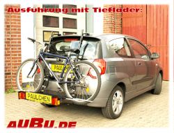 Chevrolet Aveo mit Spoiler Bj. 04/2008 bis 2010  - Paulchen Grundträger - 887402 500