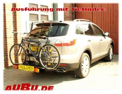 Mazda CX9 Bj. 01/2007 bis 2016 ( Zusatzbeleuchtung beim Fahrradtransport empfohlen) - Paulchen Grundträger - 876901 300