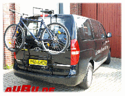 Hyundai H1 Travel Bj. 06/2008 bis ... MIT Heckklappe ( Zusatzbeleuchtung beim Radtransport empfohlen) - Paulchen Grundträger - 884402 300