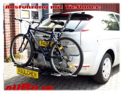 Ford Focus II Facelift 3/5-türig Typ: (DA3) Bj. 11/2007 bis 2010 ( Zusatzbeleuchtung wird beim Fahrradtransport empfohlen !) - Paulchen Grundträger - 414547 400