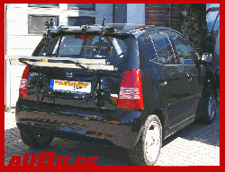 Kia Picanto mit Spoiler Bj. 04/2004 bis 2010 ( Kia Picanto EX nur. wenn der Spoiler Baugleich mit Serienspoiler ist !!) - Paulchen Grundträger - 885601 500