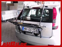 Ford Fiesta 5-türig Bj. 11/2001 bis 07/2008 ( Zusatzbeleuchtung wird beim Fahrradtransport empfohlen !) - Paulchen Grundträger - 814604 500