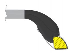 Audi A3 Sportback, Bj. 09/2004 bis 10/2012, MIT GESCHLOSSENER DACHRELING - SNAP Aluminium Grundträger