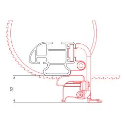 Nordrive Leiterbänder (Nur für Nordrive Kargo und Kargo-Plus Träger passend) N11065