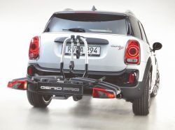 ATERA GENIO PRO Advanced (inkl. kostenlosen Nummernschild) 022780 - faltbarer Anhängerkupplungsträger für 2 Fahrräder/E-Bikes