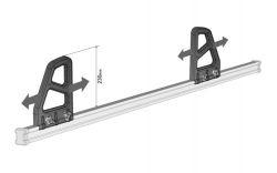 Leiterhalter/Seitenstütze (starr 23cm Höhe) für Nordrive KARGO Trägerbarren