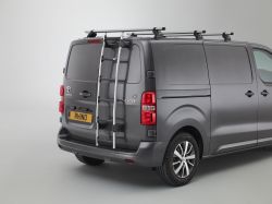 Fiat Talento (2016 bis ... ), MIT Flügeltüren, OHNE Heckfenster, Höhe H2 Länge L1/2 - RHINO ALU-HECKTÜR LEITER