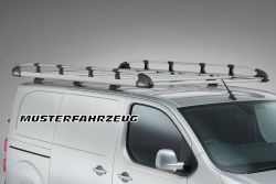 VW Caddy  (2020 bis ... ), Normales Dach H1, Länge L1, mit Heckklappe,  2,0  x 1,25 Meter - Aluminium Schwerlastkorb inkl. Edelstahl Aufschubrolle