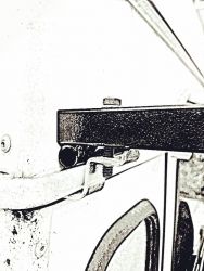 CRUZ Heckleiter (klappbar) für Land Rover Defender 3/5-türig (90/110), (1983 bis 2016) - Montage MIT Bohren