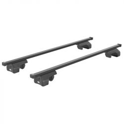 Jeep Grand Cherokee Limited mit Reling (2005 bis 2011) - Cruz Dachträger Lane Fix Feet - für hochstehender Dachreling