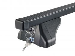 Dachträger Audi A6 Avant. (Typ: C8/F2). (04/2018 bis 04/2025) mit aufliegender Dachreling - Cruz Oplus Rail S-FIX