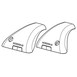 2 Stück Endkappen passend für Nordrive Träger Snap (Alu /Stahl N15015 und N15017)