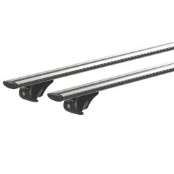 Audi A6 Allroad (03/2012 bis 10/2014), MIT HOCHSTEHENDER DACHRELING - Nordrive Silenzio Rail Top - Reling Dachträger