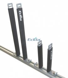 ECKLA Senkrechtstütze 2 Stück 40 cm hoch (NUR für Träger mit Nutensystem)