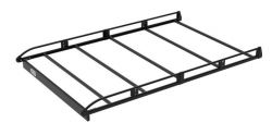 VW Caddy V (Typ: SB) (2020 bis ...)  MIT Fixpunkten - Evo Rack Stahl Lastenkorb (126 x 200cm) inkl. Windspoiler