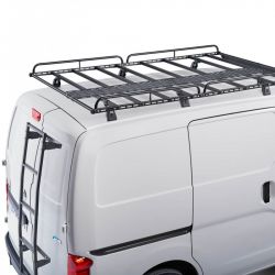 VW Transporter  T7  (03/2025 bis ... )  (MIT Fixpunkte)  (L1-H1) - Evo Rack Stahl Lastenkorb (280 x 140cm) inkl. Windspoiler