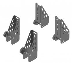 VW Transporter  T7  (03/2025 bis ... )  (MIT Fixpunkte)  (L1-H1) - Evo Rack Stahl Lastenkorb (280 x 140cm) inkl. Windspoiler