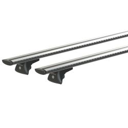 Xpeng G9  (Bj. 2022 bis ...) mit geschlossener Reling - InRail Silenzio Aluminium Grundträger