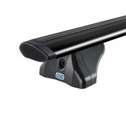 Hyundai i40 CW (Typ: TM). 5-türig. mit Fixpunkten in der geschlossenen Reling (06/2011 bis 2019) - Cruz Airo FIX Rail SchwarzR - Grundträger für Fahrzeuge mit aufliegender Reling