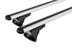 Audi Q5  (SUV) (Typ GU) (03/2025 bis ...). MIT GESCHLOSSENER DACHRELING - InRail ALU Grundträger