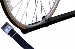Fahrradzubehör Economy Class für 1 Fahrrad (Paulchen) - silber (Achtung alte Ausführung zum Sonderpreis - Schiene ist Aluminium silber !!!!