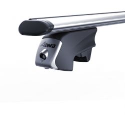Polo Cross Reling  Typ 9N3   (01/2006 – 06/2010)  ATERA RT Aluminium Grundträger für Fahrzeuge mit hochstehender Dachreling