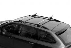 Dacia Duster III   (03/2024 bis ...)  MIT HOCHSTEHENDER DACHRELING  Aluminium Dachträger - HELIO RAIL