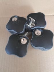 Thule abschließbare Knebelmutter  4er Pack  527010