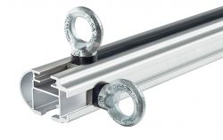 Ford Transit/Tourneo Connect  mit Fixpunkte am Dach -  (Bj. 2022 bis ...) Montage wahlweise Vorne UND Mitte ODER Hinten - 2 Stück Cruz Alu Dachträger Cargo AF Schwerlastenträger