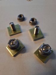 4 x Kulissenstein 24 x 20 MM ( M8 Gewinde mit Mutter   für Aluträger mit Nutsystem von 21 bis 23 mm