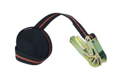 1 x Spanngurt mit Ratsche  1 Stück a. 5 Meter  Gurtbreite 25mm  Zugfestigkeit LC 130daN  TÜV/GS geprüft
